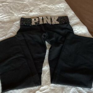 PINK Victoria's Secret Black Leggings for Kids